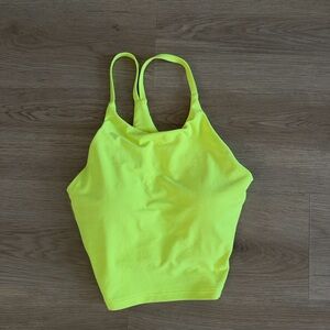 Old Navy Neon Yellow Crop Top